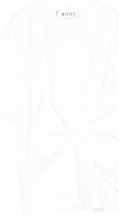 R&oacute;he Reinvented Twisted T-Shirt - Dames - T-shirts - Wit - XS - Katoen - Tops