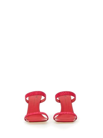Giuseppe Zanotti Glitter Mule - Pink