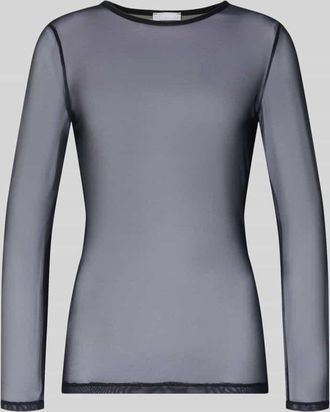 Hanro Longsleeve mit Stretch-Anteil Modell Smooth Illusion in Black, Gr&ouml;&szlig;e XS