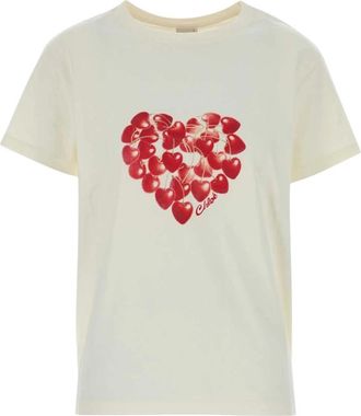 Chlo&eacute; Tops, Dames, Wit, XS, Katoen, T-shirt