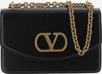 Valentino Garavani Black Vain shoulder bag