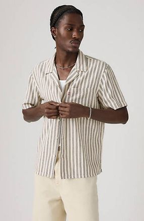 Levi's Camicia Sunset Camp standard a maniche corte - Uomo - 2XL - Blu / Edison Stripe Navy Blazer Dobby