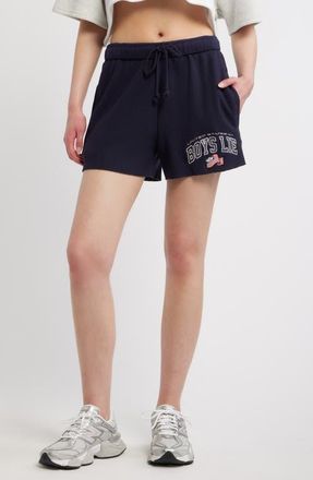 Boys Lie United States of Boys Lie Waffle Knit Shorts in Navy at Nordstrom, Size X-Small