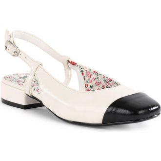 BC Footwear Dollface Slingback Pump in Off White at Nordstrom, Size 10