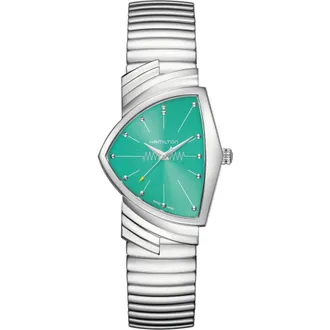 Hamilton Ventura Expansion Strap Watch, 32mm x 50mm in Blue at Nordstrom
