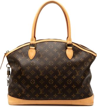 Louis Vuitton 2006 pre-owned Monogram Lockit Horizontal handtas - Bruin