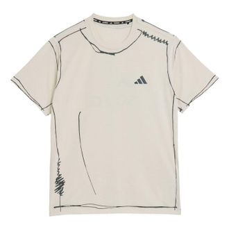 adidas x SFTM adi365 Running Unitefit T-Shirt Halo Ivory KQ7840
