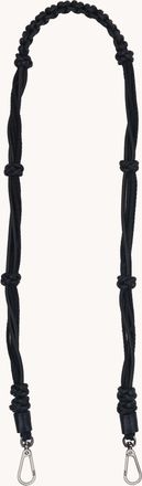 Hammitt Hammitt Knotted Long Strap Noir Smooth Gunmetal