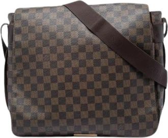 Louis Vuitton Pre-owned Bastille Cross Body Bag - Dames - Vintage Schoudertas - Bruin - ONE Size - Leer - Vintage
