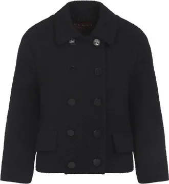 Gucci Black Wool Boucle Jacket