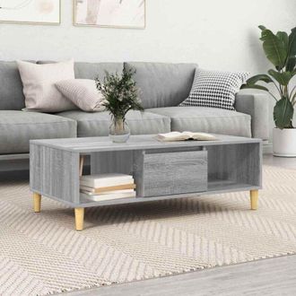 vidaXL Vidaxl - Coffee Table Grey sonoma 103.5 x 60 x 35 cm Engineered wood