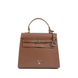 19V69 V Womens Bag Tan BG12010 Dollaro Cuoio Scuro Leather - One Size