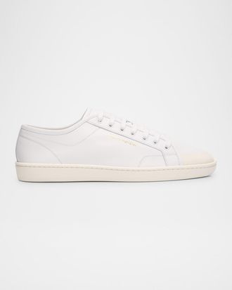 Saint Laurent Men & apos;s Gym Leather Low-Top Sneakers