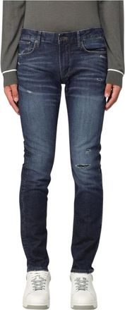 Emporio Armani Distressed Slim Fit Jeans