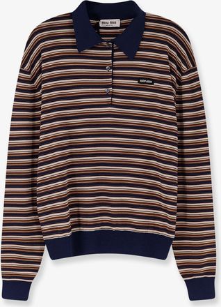 Miu Miu Maglia polo in lana vergine - MIU MIU - gender_Woman