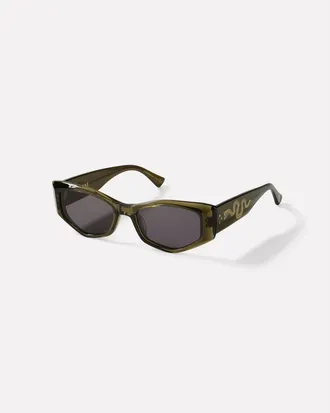 Epokhe Guilty Sunglasses in Army Green at Nordstrom