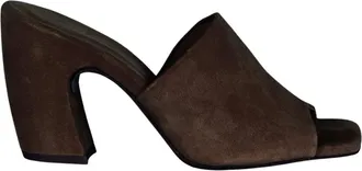 Cortana Janis Heeled Mule - female - Cortana - Heeled Mules - Brown - 3 UK - Shoes