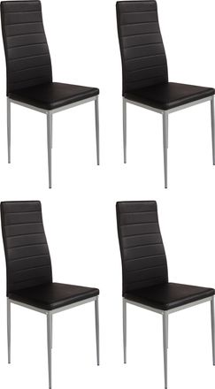 HOME AFFAIRE Esszimmerstuhl »Pluto« (Set) 4 Stk.Bezug in Kunstleder