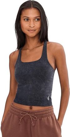 Free People Movement Go To Smooth Square Neck Cami Womens Clothing Washed Black : MD-LG (Womens 8-12), Polyester/Elastane
