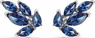 Swarovski Louison Oorbellen - Dames - Accessoires - Blauw - Maat: ONE Size