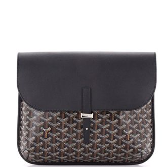 Goyard Coursier Messenger Bag Coated Canvas and Leather