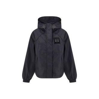 Ganni Zwarte Nylon Shell Jacket