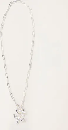 Fat Face FatFace Silver Tone Bee Charm Nacklace