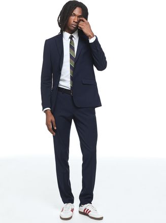 Soul of London Mens Twill minimalist suit Slim fit