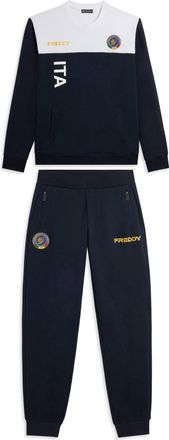 Freddy Tuta Uomo Italia FGI Girocollo in Felpa Brushed