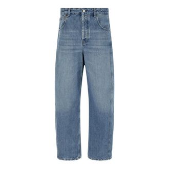 Jacquemus Loose-fit Jeans, male, Blue, Size: W33 Mirada de-N&icirc;mes Denim Pants