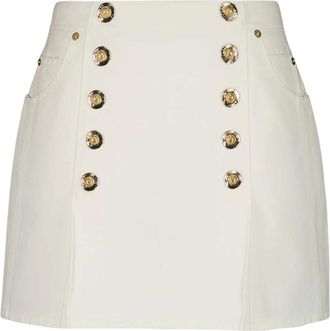 Balmain Mujer, Faldas, Blanco, Talla: M