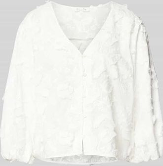 Christian Berg Regular Fit Bluse mit 3/4-Arm in Offwhite, Größe 42