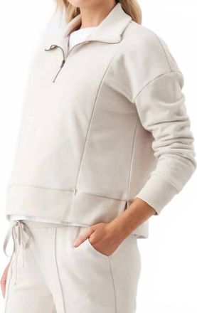 Ripe Terry Nursing Sweatshirt In Chalk