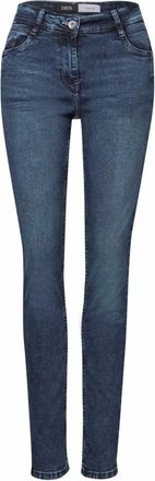 Cecil Dames, Jeans, Grijs, Maat: W30 Katoen