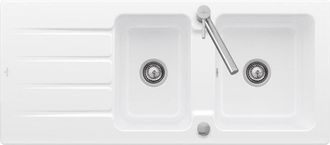 Villeroy & Boch Villeroy&boch - Fregadero 116 X 51 Cm Architectura 80 Blanco Desag&uuml;e Autom&aacute;tico Incluido