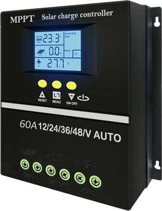 OEM Controlador De Carga Fotovoltaico - Mppt 60 A - Pantalla Lcd - Para Sistemas Solares Dom&eacute;sticos Y M&oacute;viles - 1 Unidad
