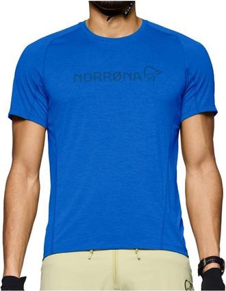 Norr&oslash;na Fj&oslash;r&aring; Equaliser Lightweight T-Shirt Funktionsshirt f&uuml;r Herren | blau