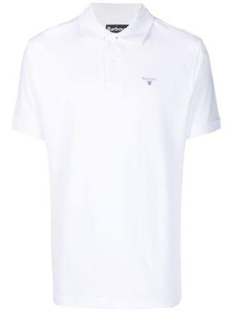 Barbour Polo con ricamo - Bianco