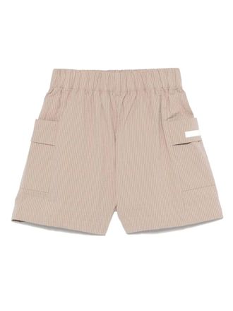 Emporio Armani striped shorts - Brown