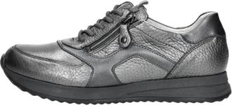 Waldl&auml;ufer H-Vicky Veterschoenen Laag - Dames - Sneakers - Grijs - 39 EU - Schoenen