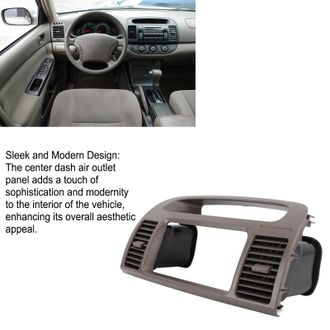 OEM Panel De Ventilaci&oacute;n Central Para Toyota Camry Xv30 2001-2006 - Rejilla De Control De Climatizaci&oacute;n De Pl&aacute;stico Del Tablero Delantero