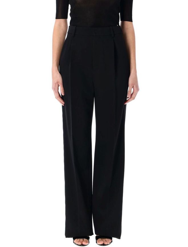 Saint Laurent Grain De Poudre Tuxedo Pants from $1,133.00