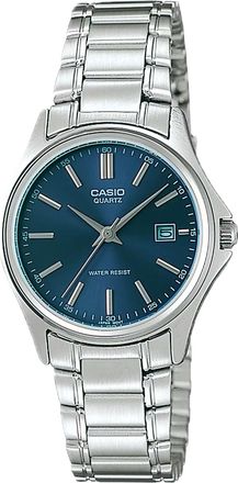 Casio Womens Blue Dial Stainless Steel Bracelet Watch - LTP-1183A-2A