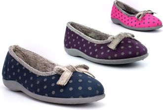 Generic Ladies Comfort Slippers Size 8 Carpet Slipper Size 7 Slip On Slipper Womens Carpet Slippers Slip On Memory Foam Comfort Sizes 3-9 Purple/Navy/Pink 8 U