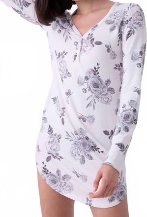 PJ Salvage Feeling Loved Nightshirt In Ivory
