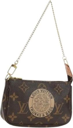 Louis Vuitton Pre-owned Mini Bags, female, Brown, Size: ONE SIZE Pre-owned Canvas Mini Bag