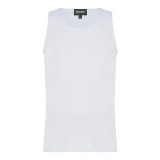 Ermenegildo Zegna Hombre, Camisetas, Blanco, Talla: XL