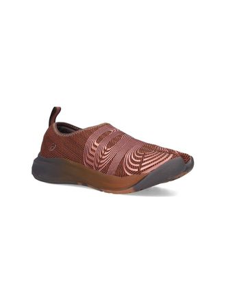 Asics Geometric Patterned Sneaker - Brown