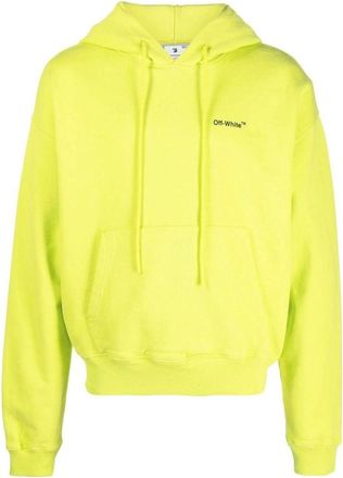 Off-white Caravaggio Arrows Hoodie Lime OMBB037S23FLE0015010