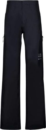 Maison Margiela Zwarte Gore-Tex Broek Waterdicht Winddicht - Heren - Wijde Broeken - Zwart - L - Polyester - Broeken